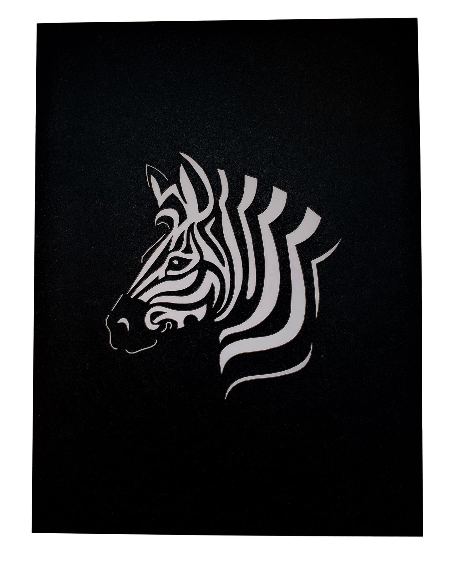 Awesome Zebras 3D Pop Up Greeting Card - All Occasion - Birthday - Blank - Celebration - Congratulat - iGifts And Cards